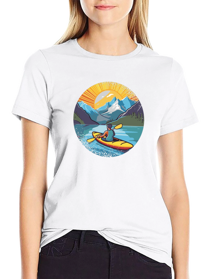Kayak Adventure Graphic T-Shirt