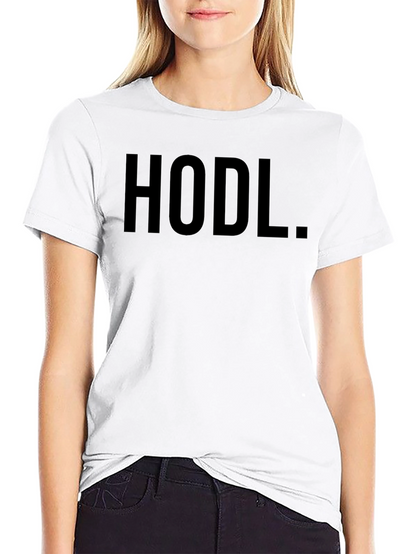 HODL Graphic T-Shirt - Crypto Investor Apparel