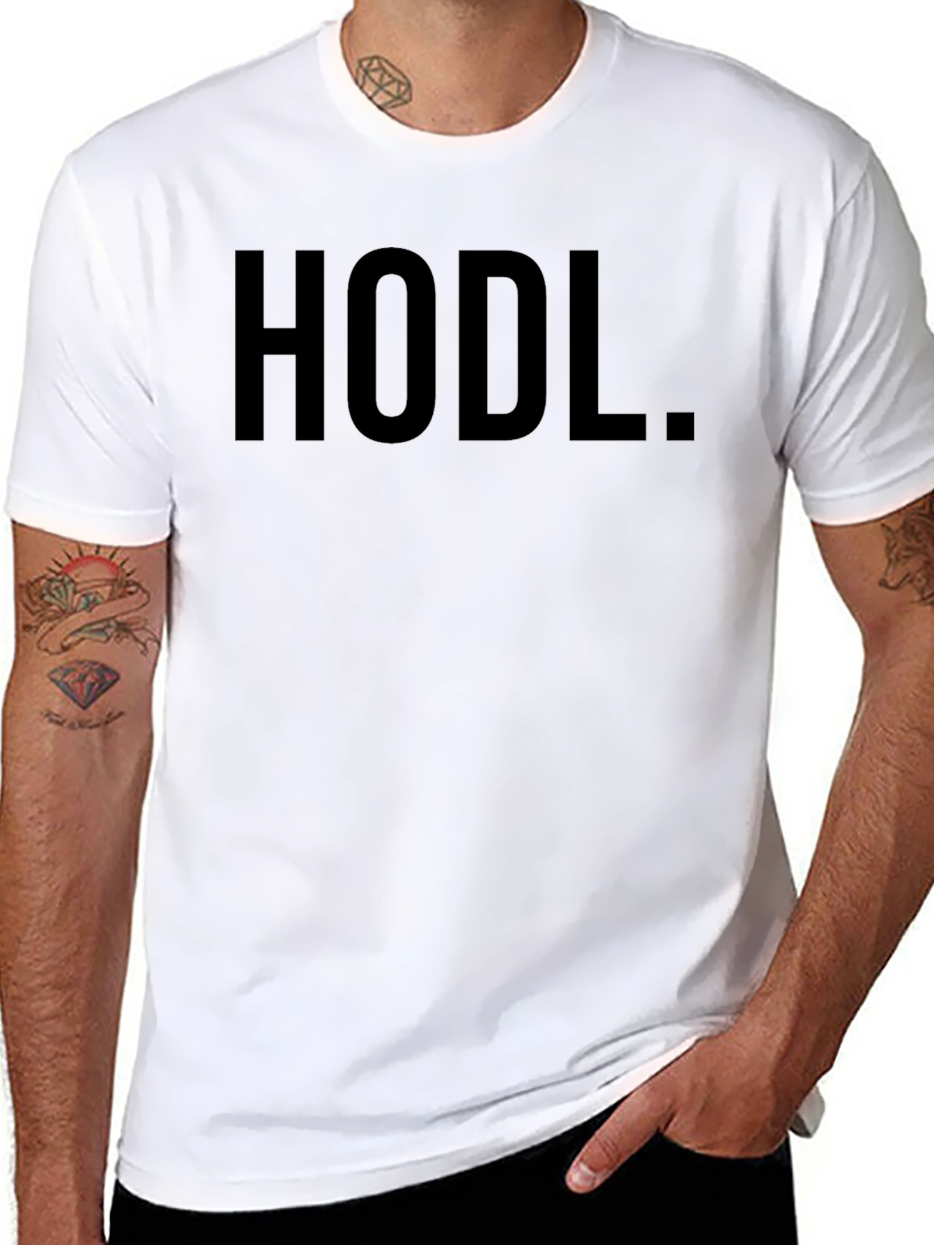 HODL Graphic T-Shirt - Crypto Investor Apparel