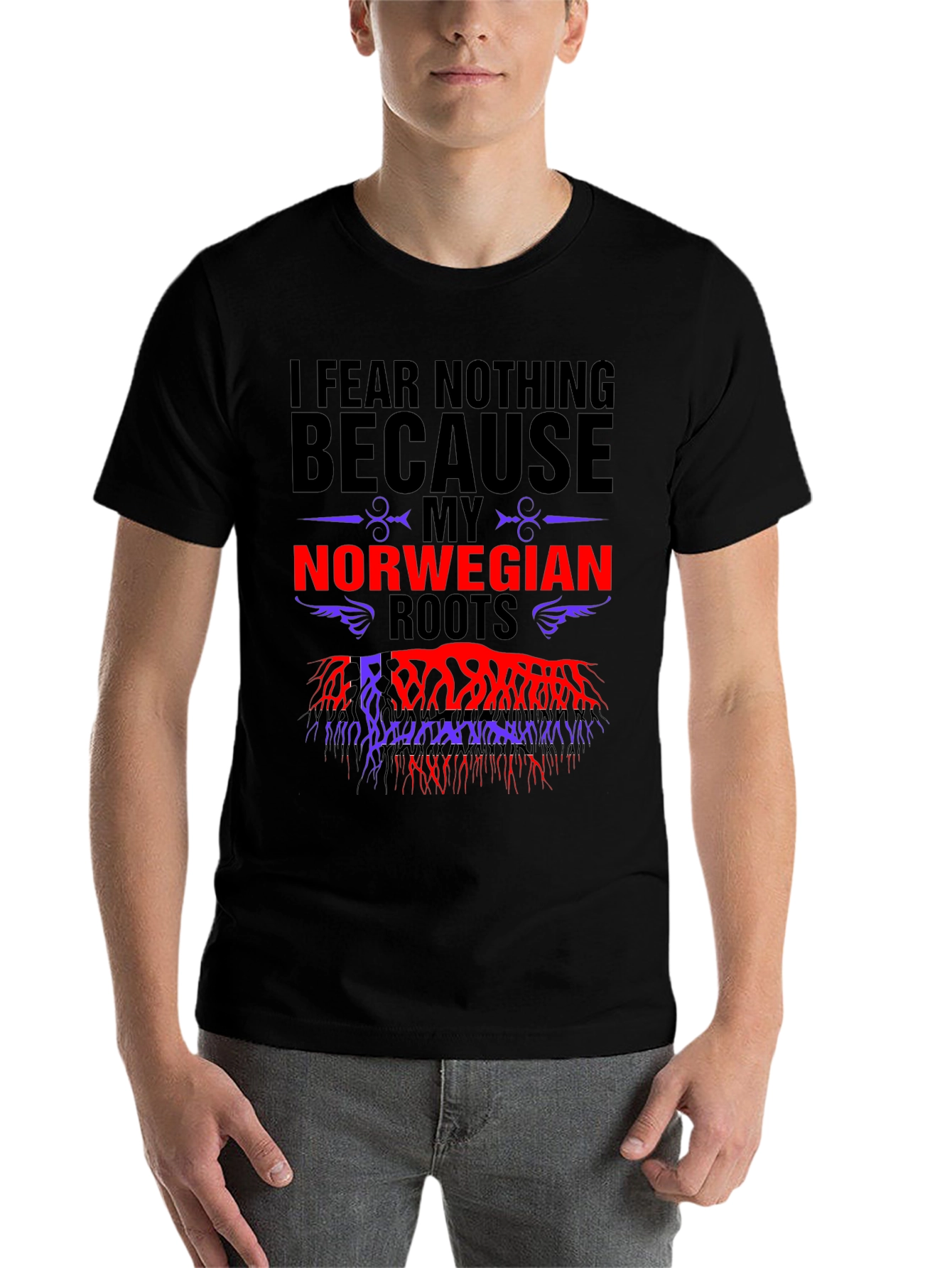 I Fear Nothing Norwegian Roots T-Shirt
