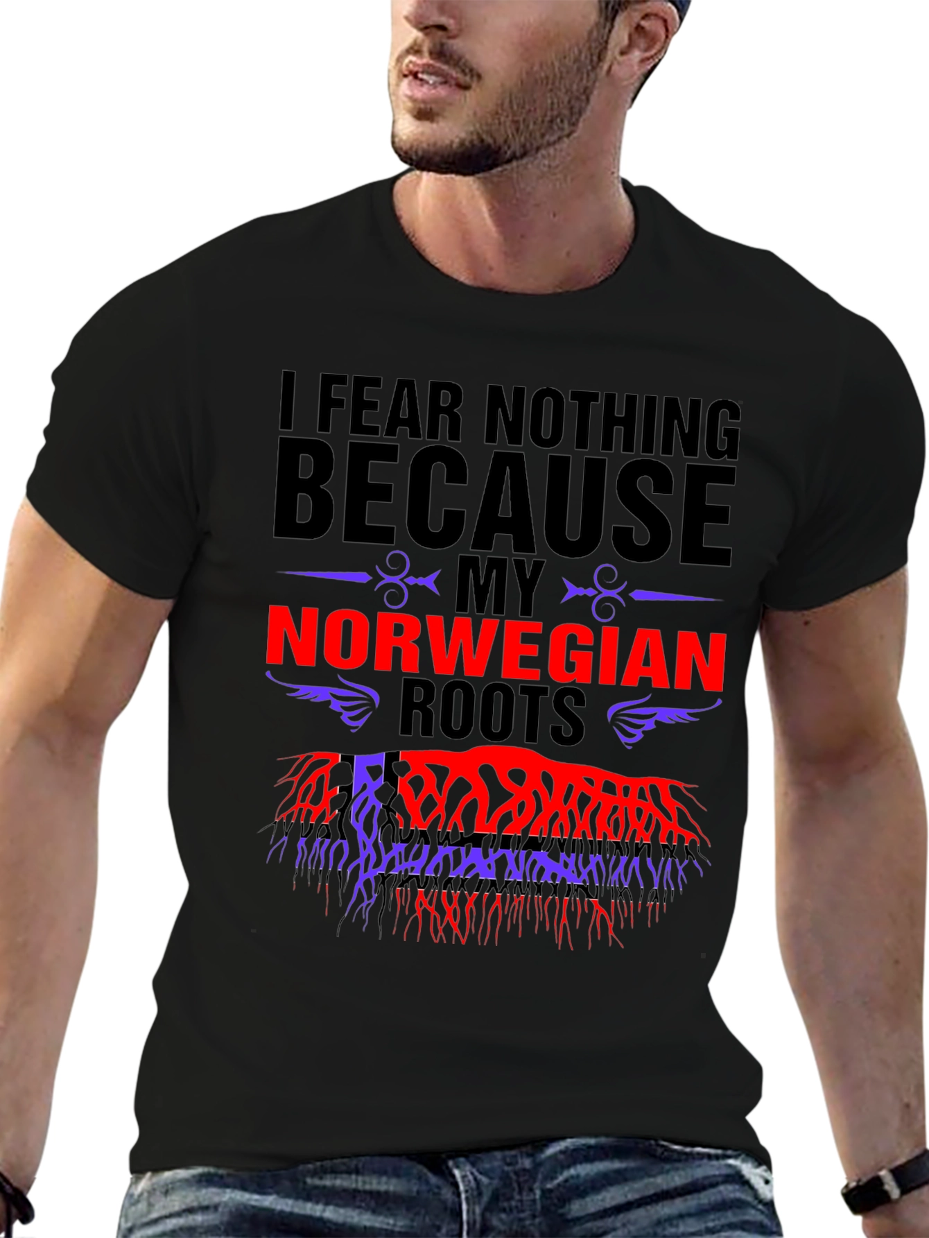I Fear Nothing Norwegian Roots T-Shirt