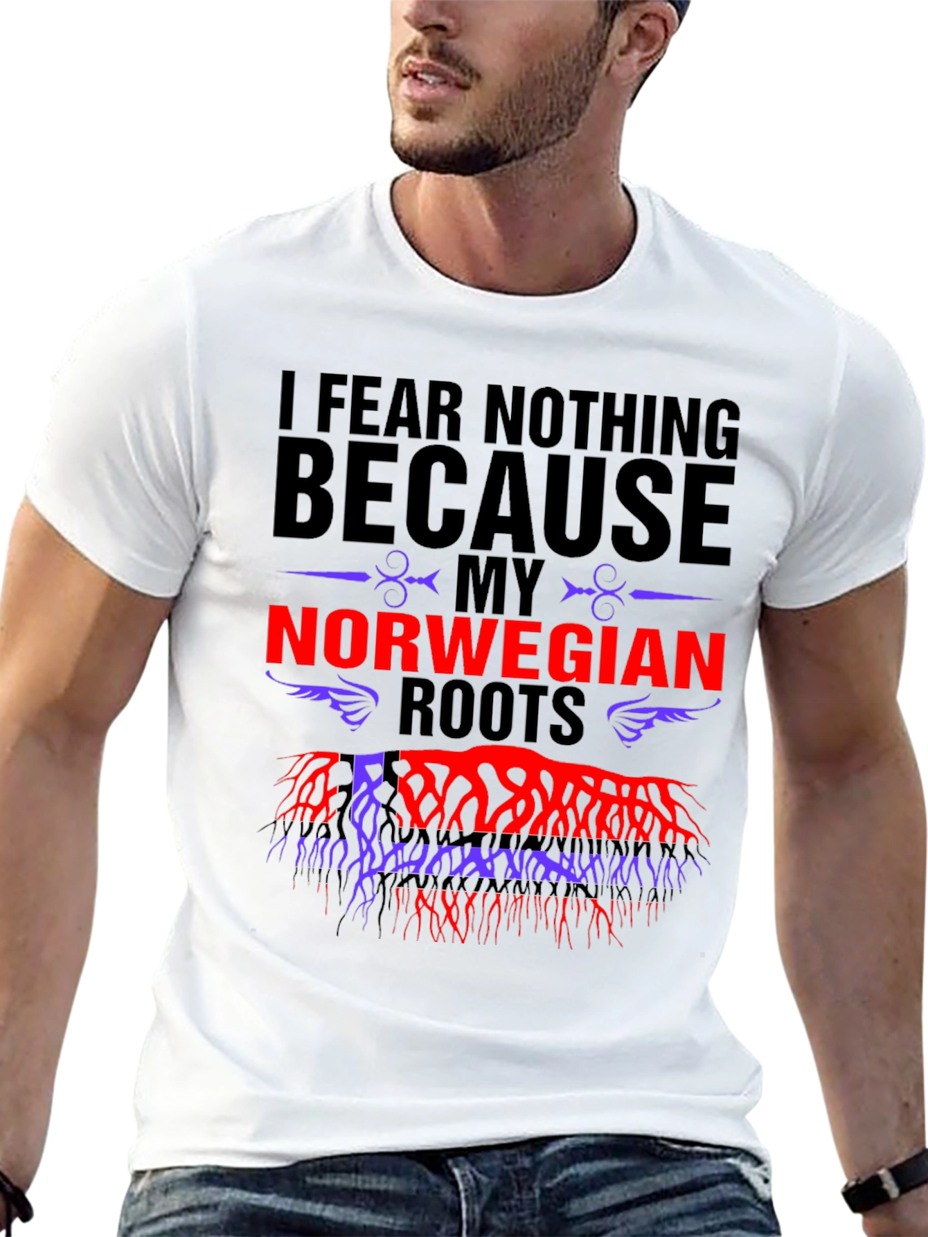 I Fear Nothing Norwegian Roots T-Shirt