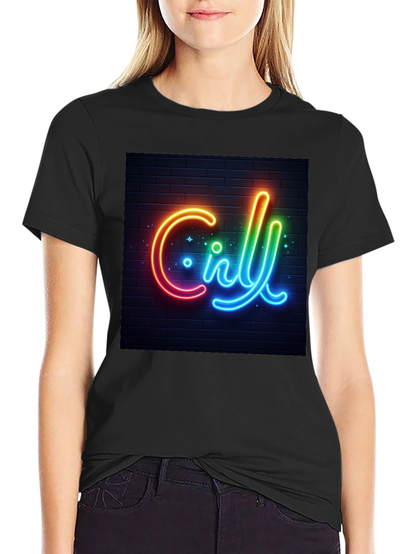Chill Neon Graphic T-Shirt