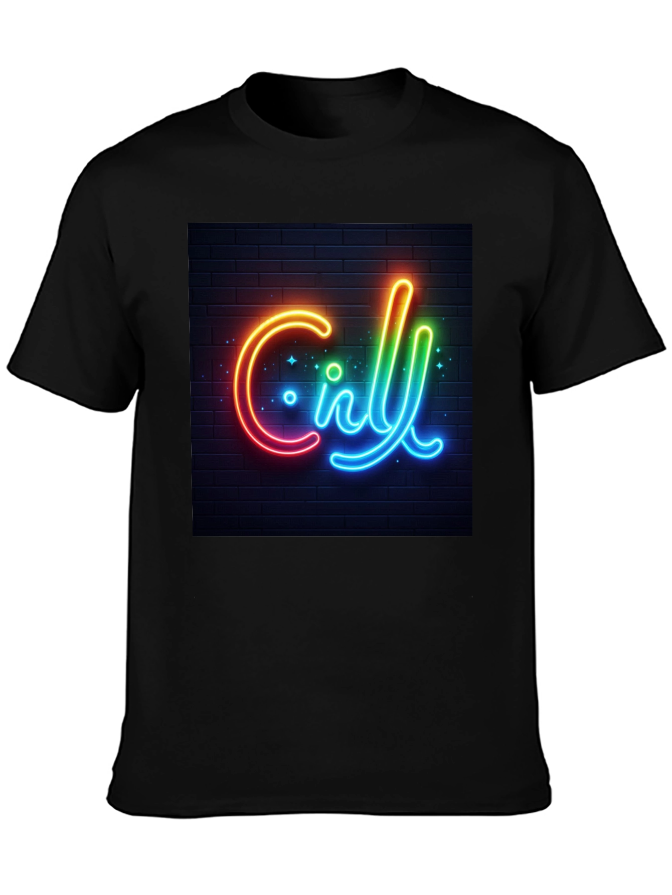 Chill Neon Graphic T-Shirt
