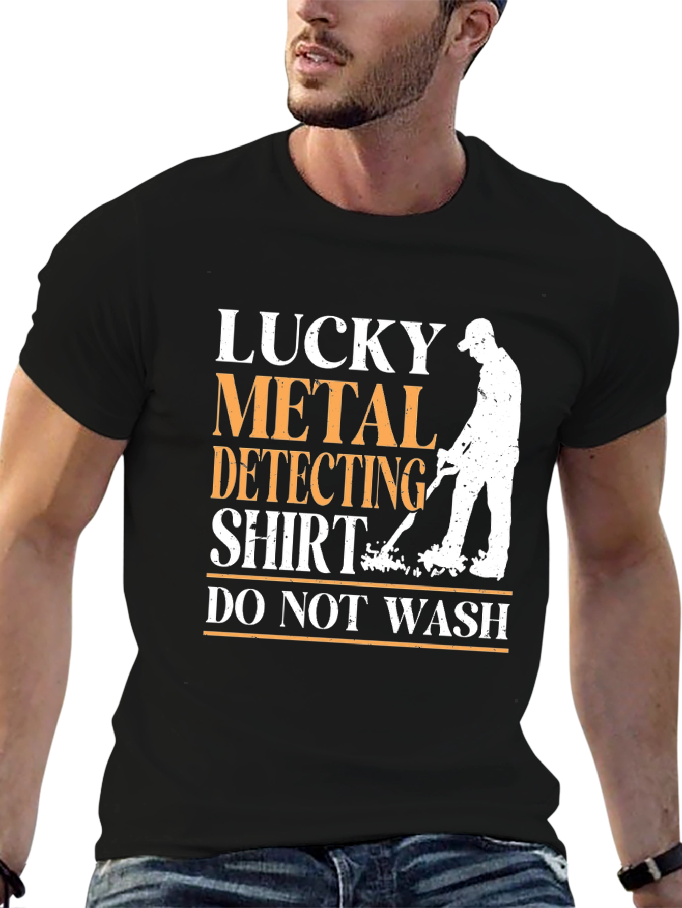 Lucky Metal Detecting Shirt - Funny Detectorist Tee