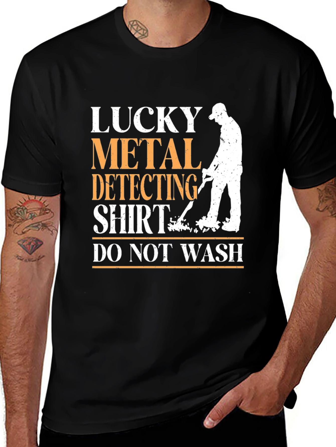 Lucky Metal Detecting Shirt - Funny Detectorist Tee