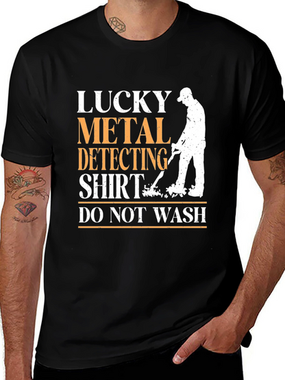 Lucky Metal Detecting Shirt - Funny Detectorist Tee