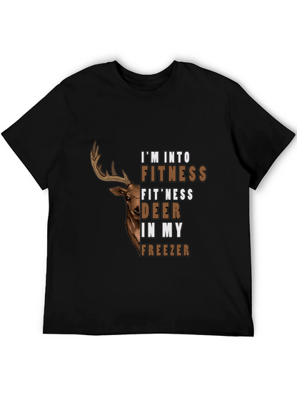 Fitness Deer in My Freezer Graphic T-Shirt