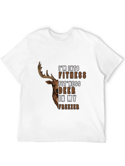 Fitness Deer in My Freezer Graphic T-Shirt