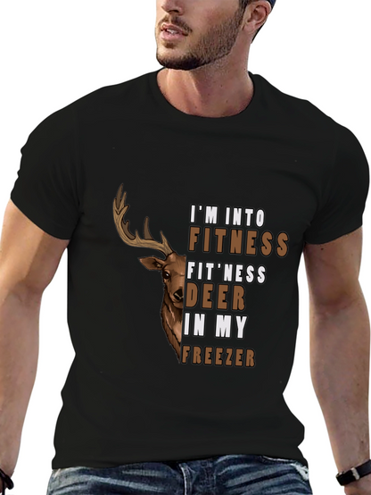 Fitness Deer in My Freezer Graphic T-Shirt