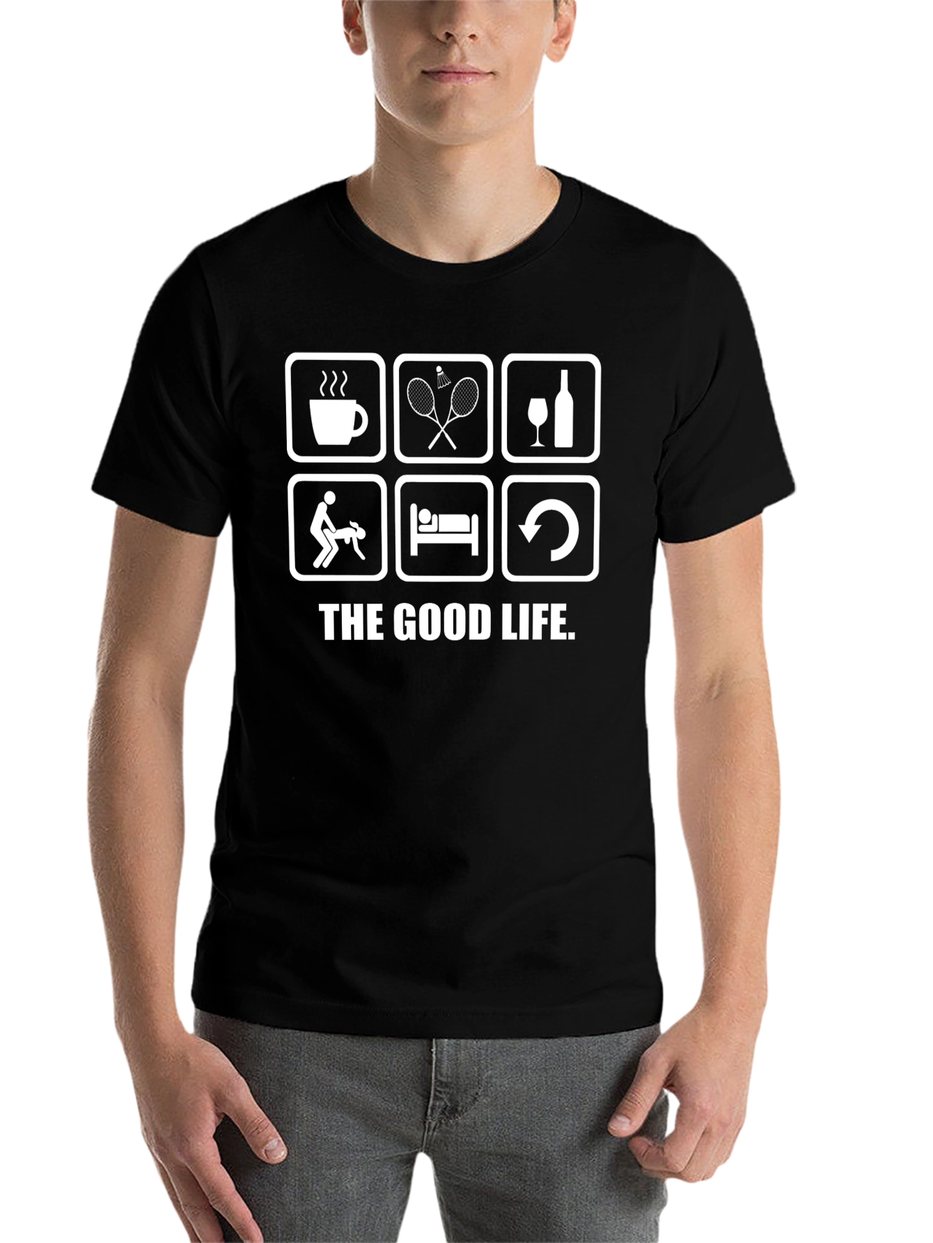 The Good Life T-Shirt - Relax Play and Repeat