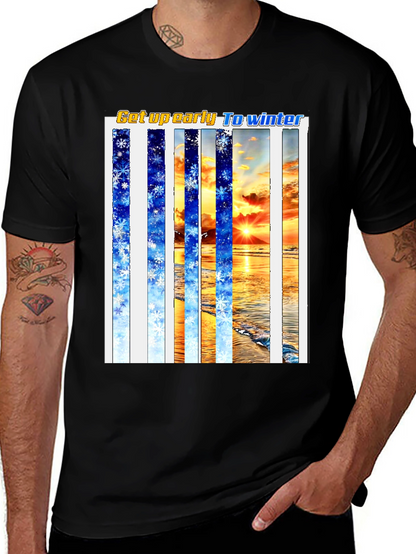 Winter Beach T-Shirt - Get Up Early