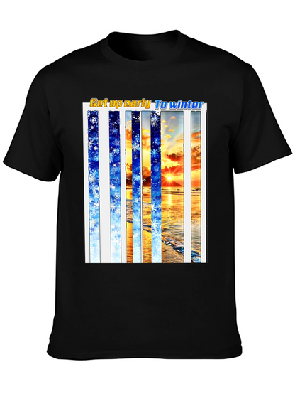 Winter Beach T-Shirt - Get Up Early