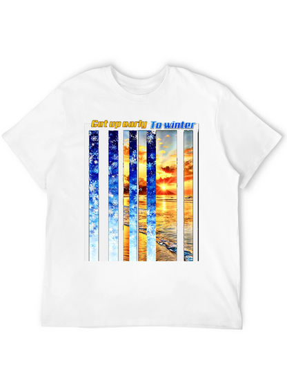 Winter Beach T-Shirt - Get Up Early