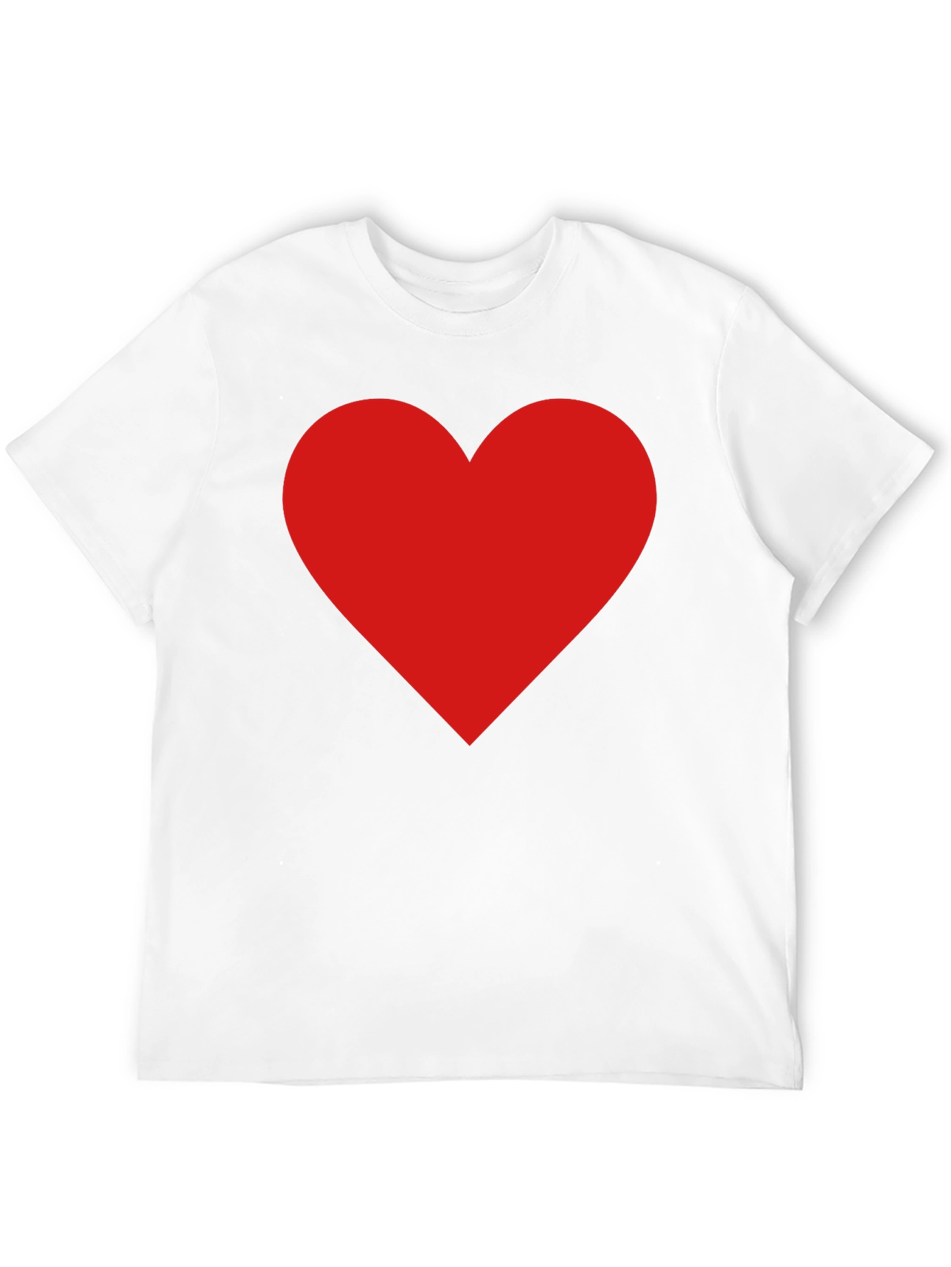 Red Heart Graphic Tee - Classic Black T-Shirt