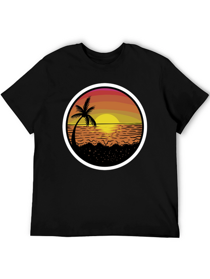 Sunset Palm Tree T-Shirt