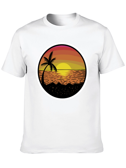 Sunset Palm Tree T-Shirt