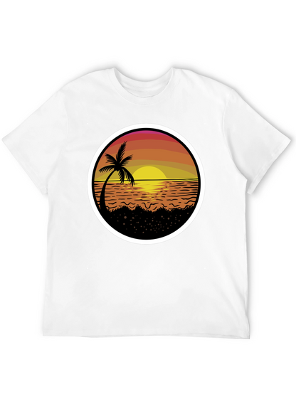 Sunset Palm Tree T-Shirt