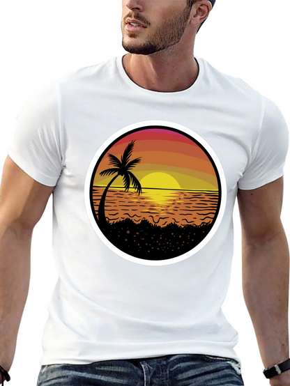 Sunset Palm Tree T-Shirt