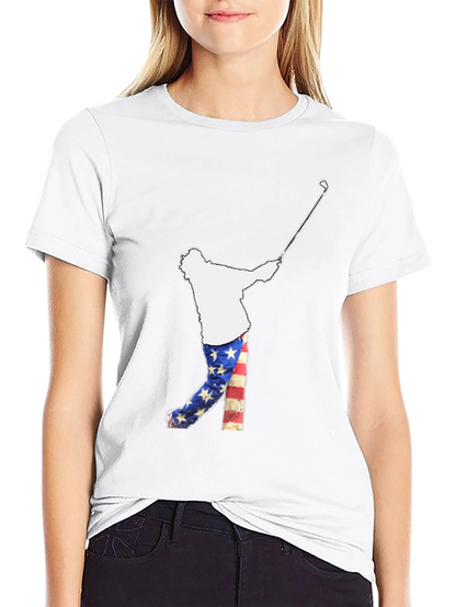 Golfing USA Flag Tee