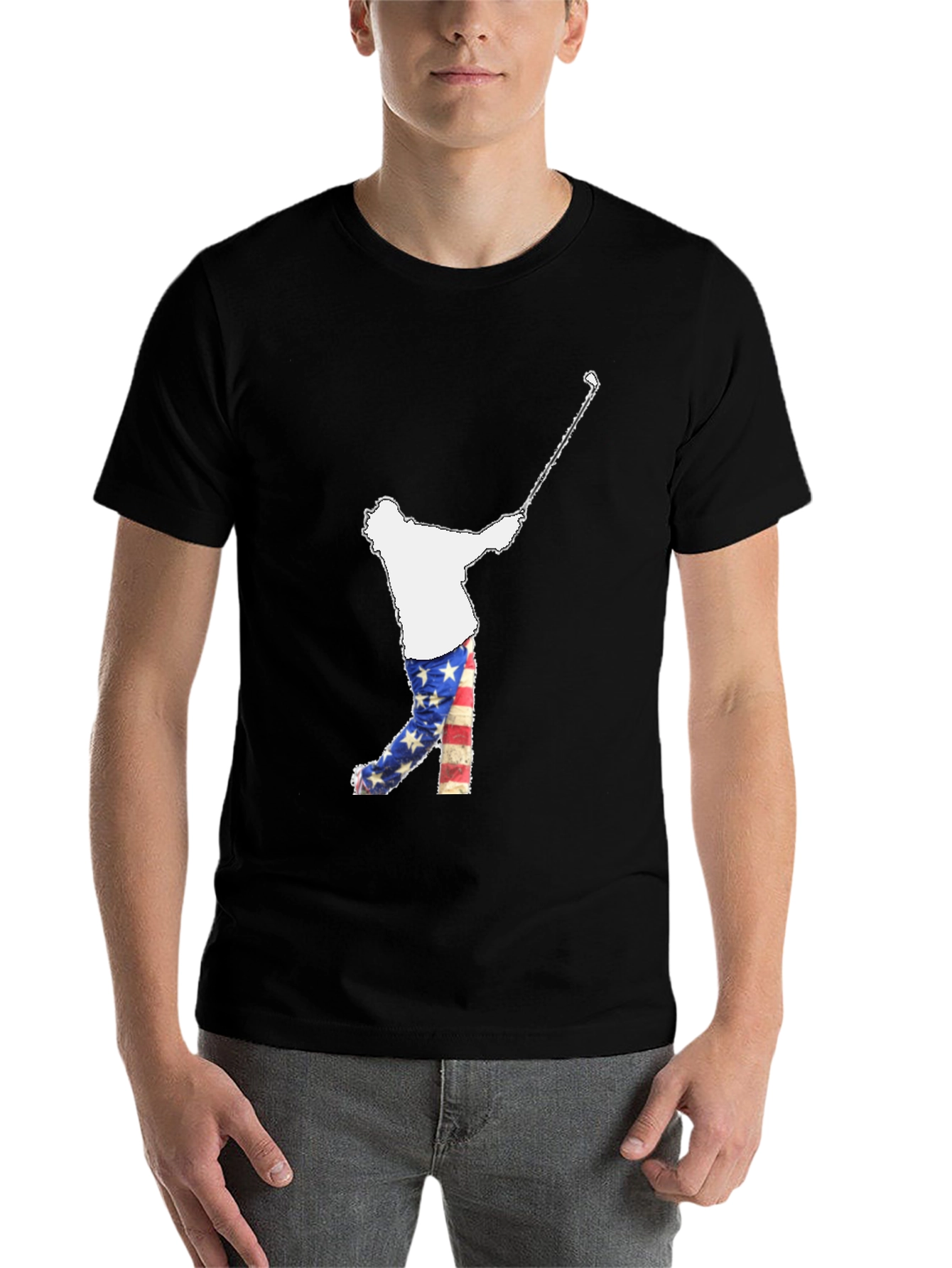 Golfing USA Flag Tee