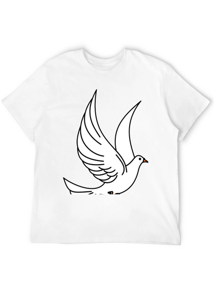 Dove Graphic Print Black T-Shirt