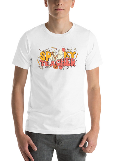 Spooky Teacher Graphic T-Shirt - Halloween Style