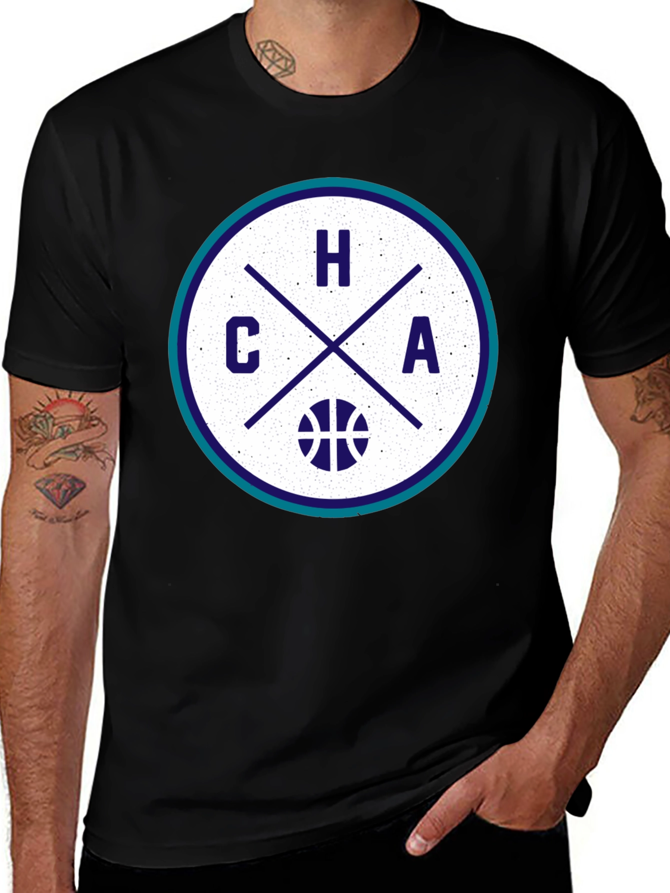 Charlotte Hornets Inspired Graphic Tee
