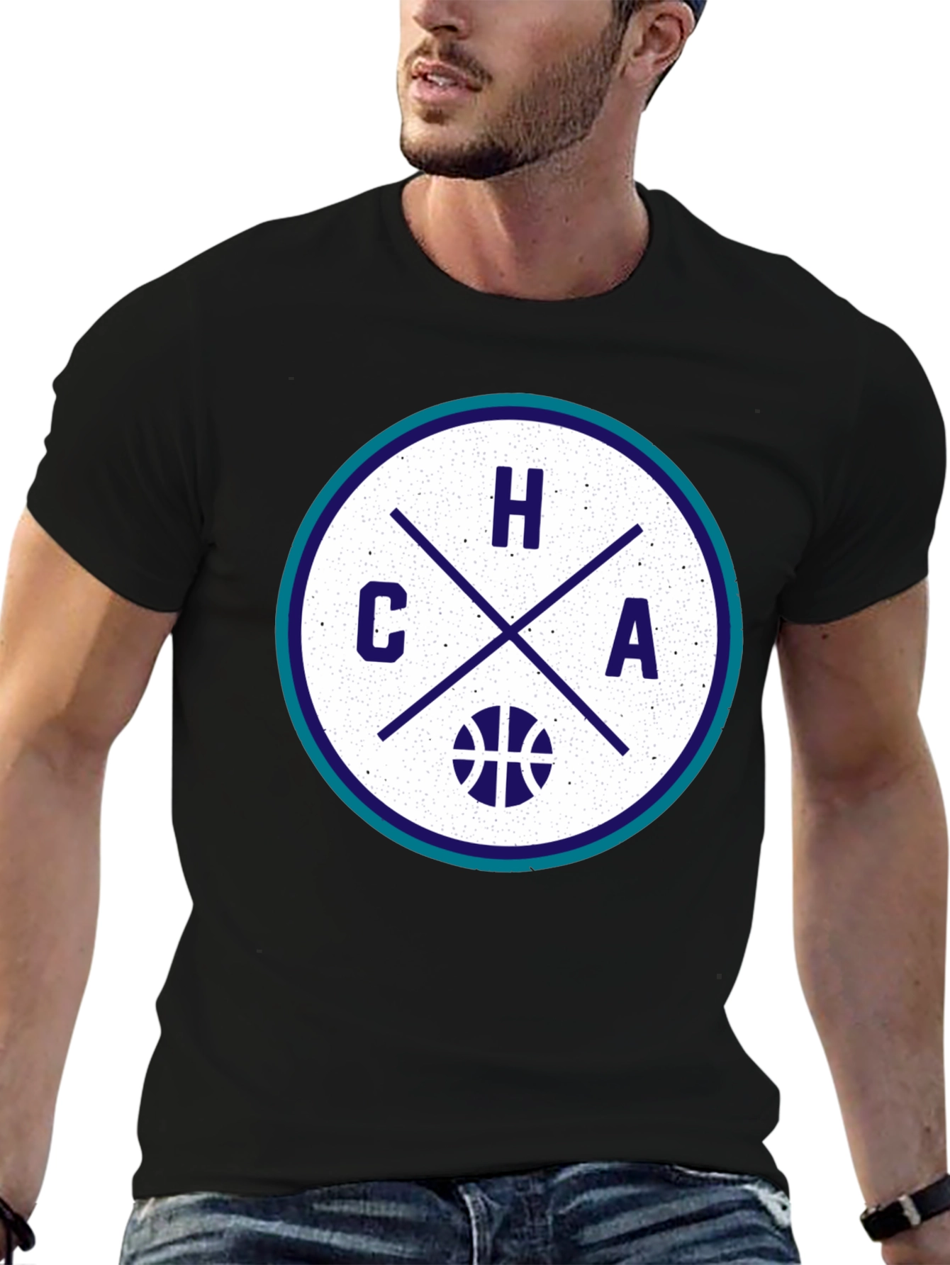 Charlotte Hornets Inspired Graphic Tee
