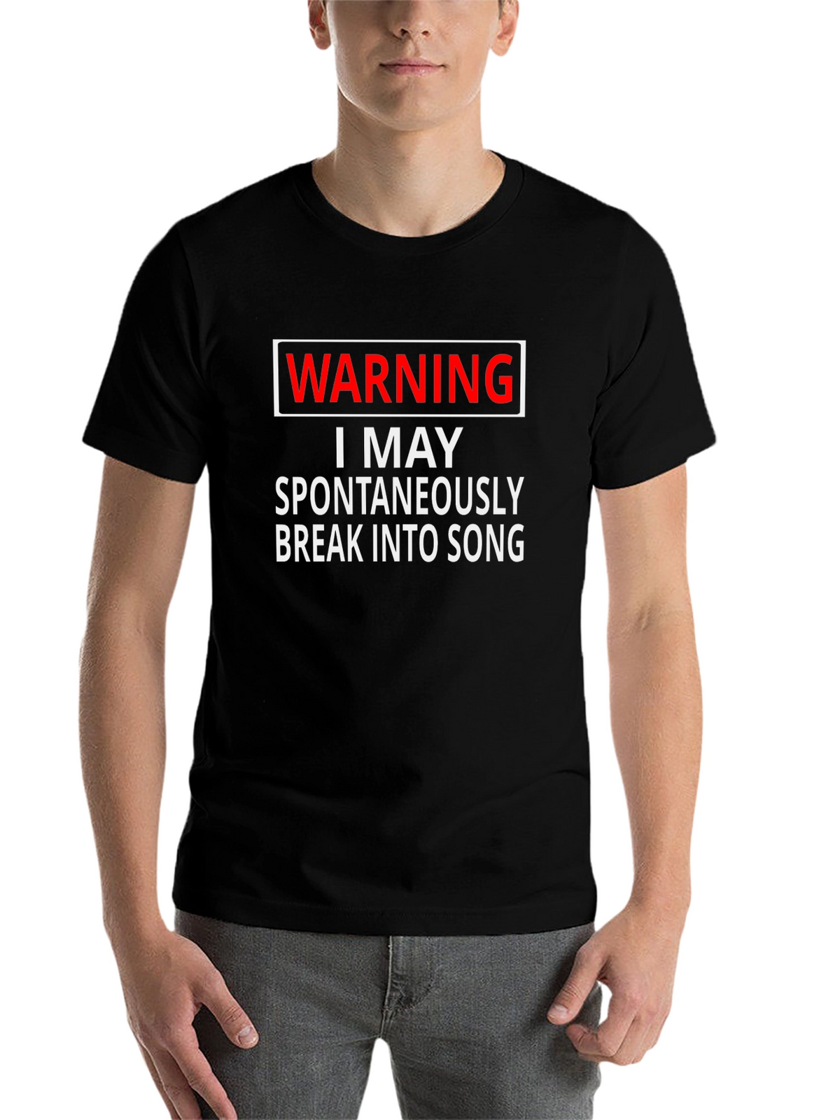 Warning I May Spontaneously Break Into Song T-Shirt