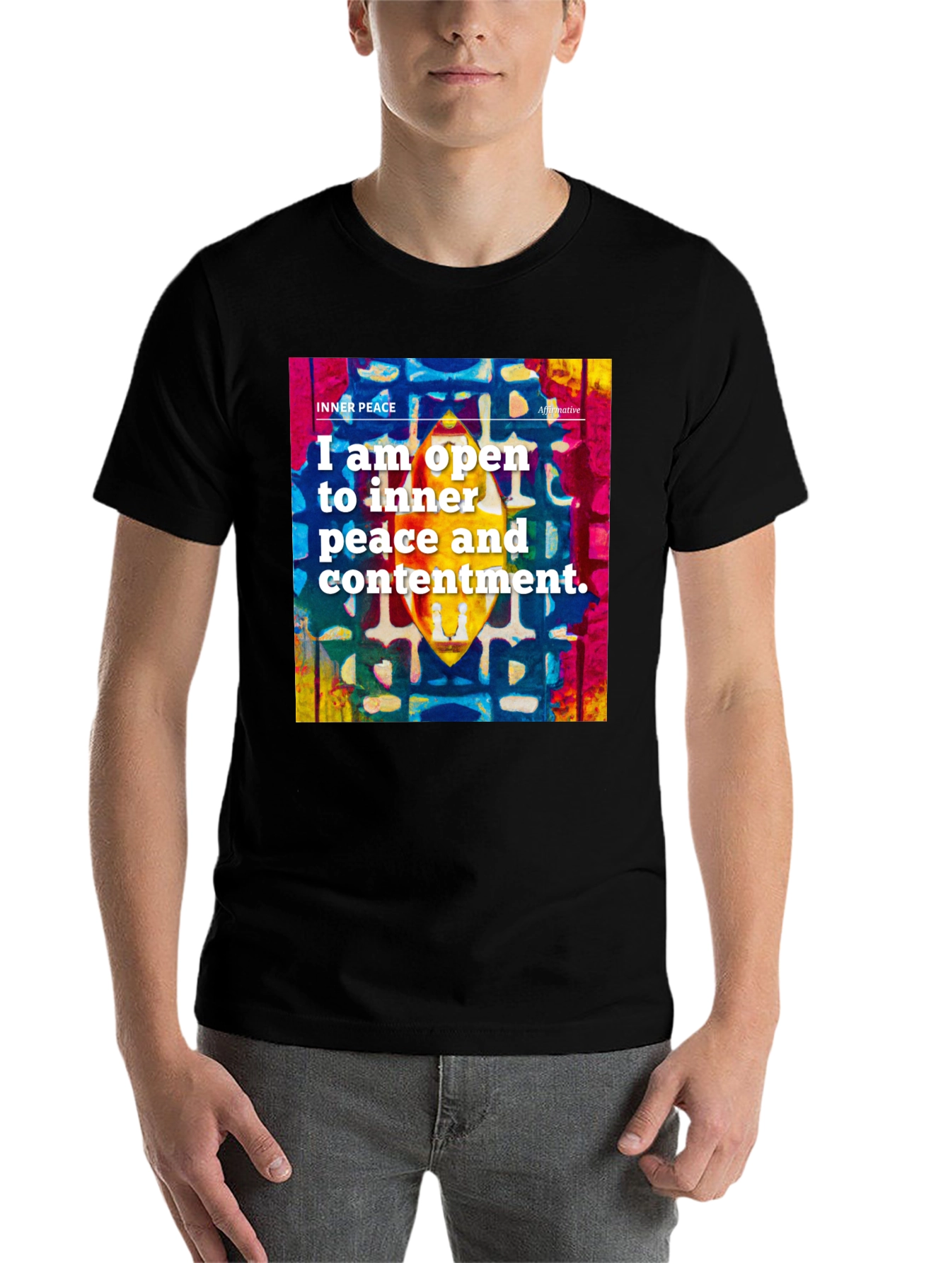 Inner Peace Affirmation T-Shirt - Positive Vibes