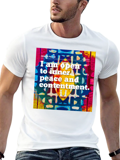 Inner Peace Affirmation T-Shirt - Positive Vibes