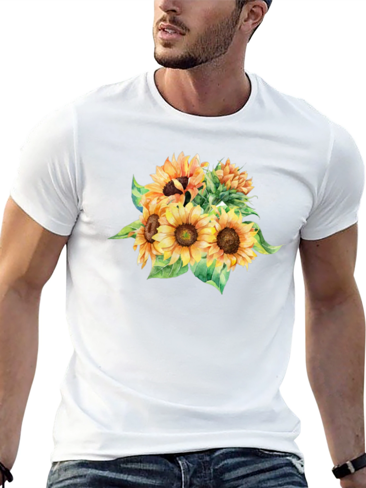 Sunflower Bouquet Graphic Tee