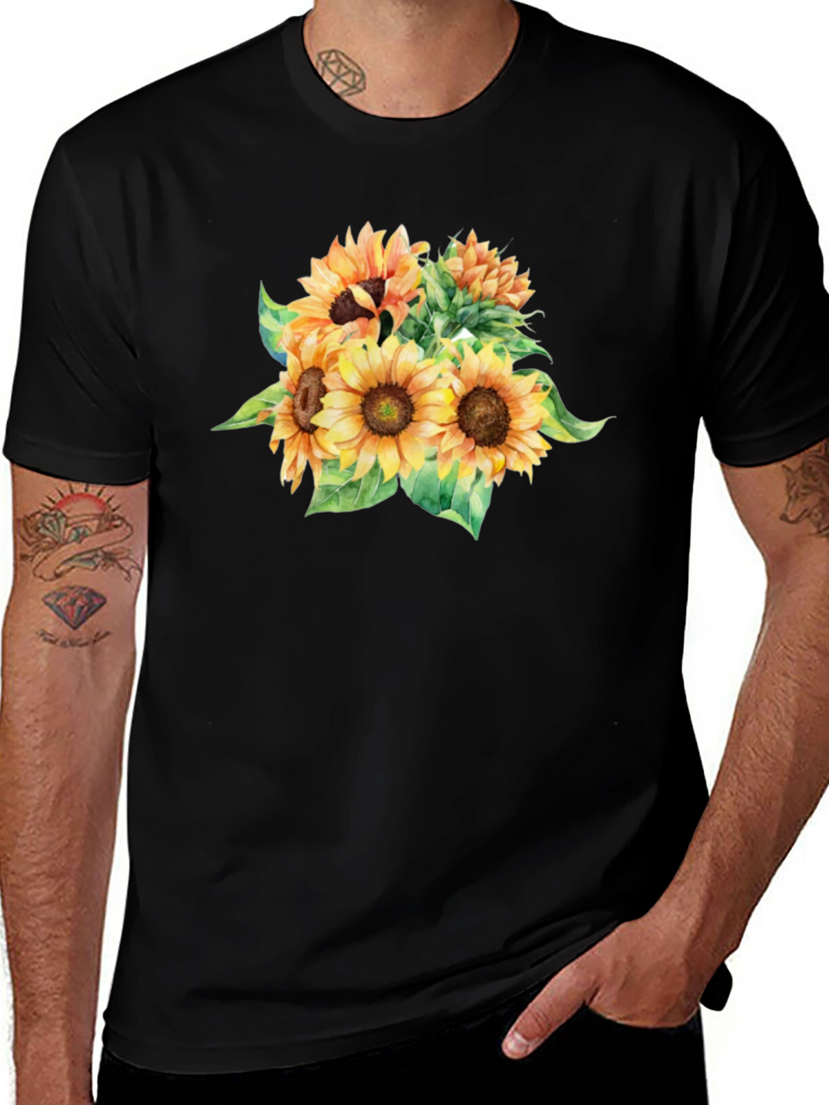 Sunflower Bouquet Graphic Tee