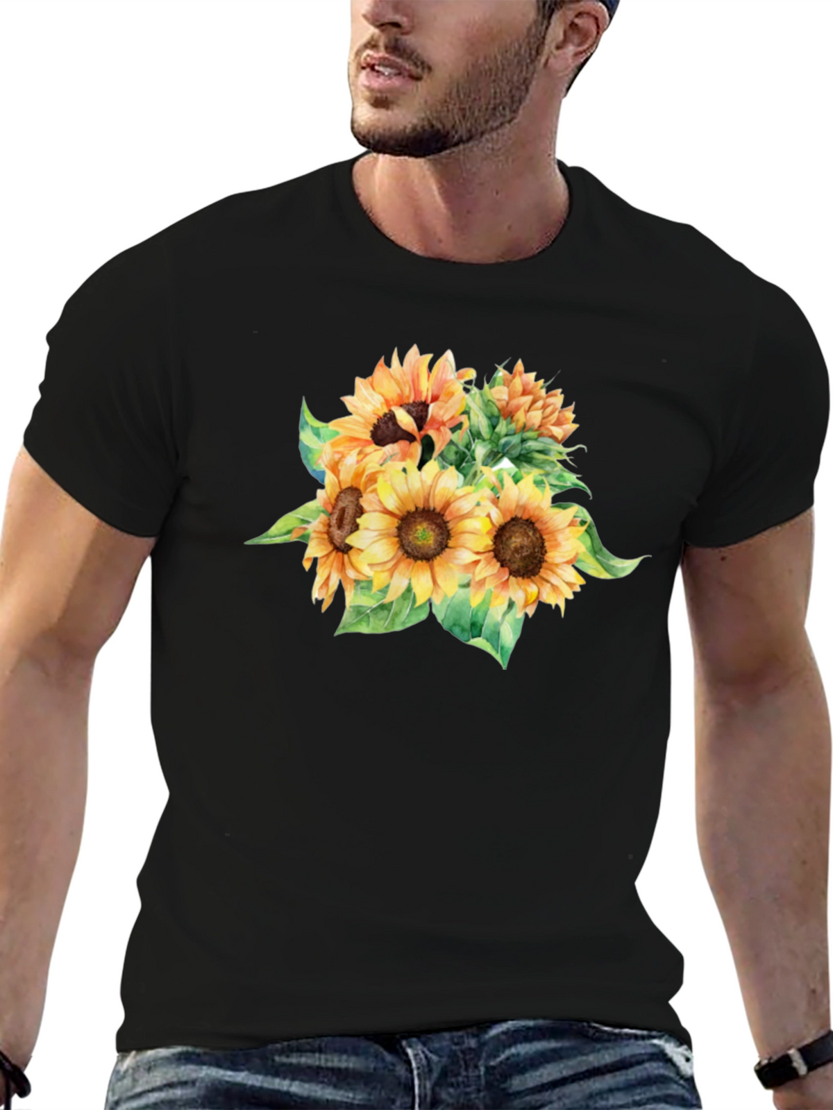 Sunflower Bouquet Graphic Tee