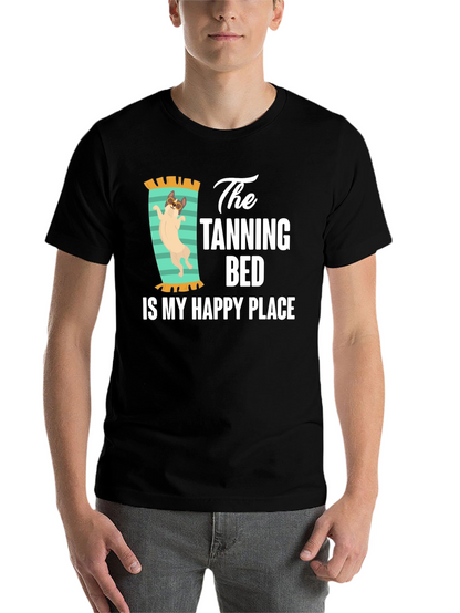 Tanning Bed Happy Place T-Shirt