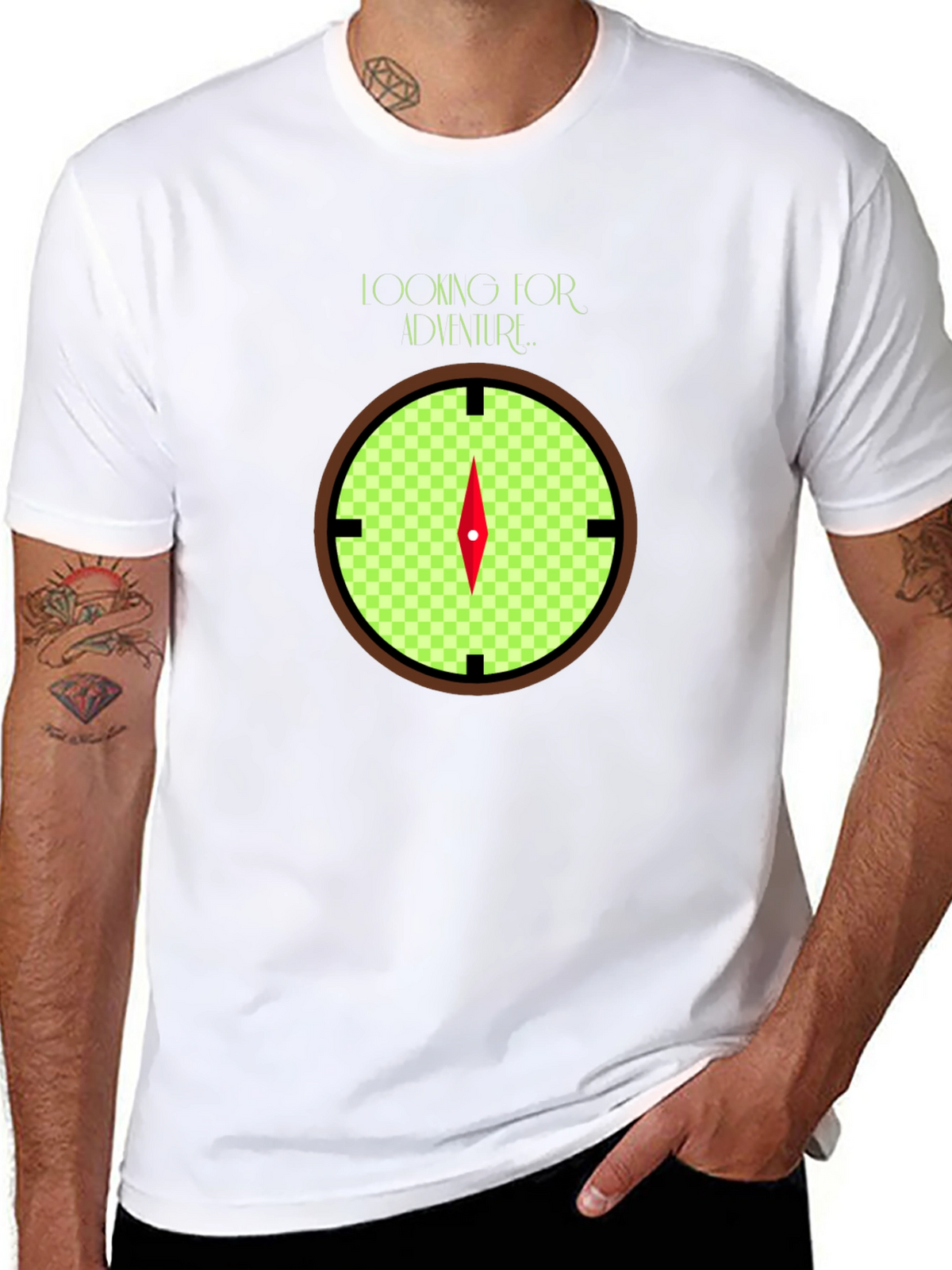 Adventure Compass Graphic Tee - Stylish & Comfortable