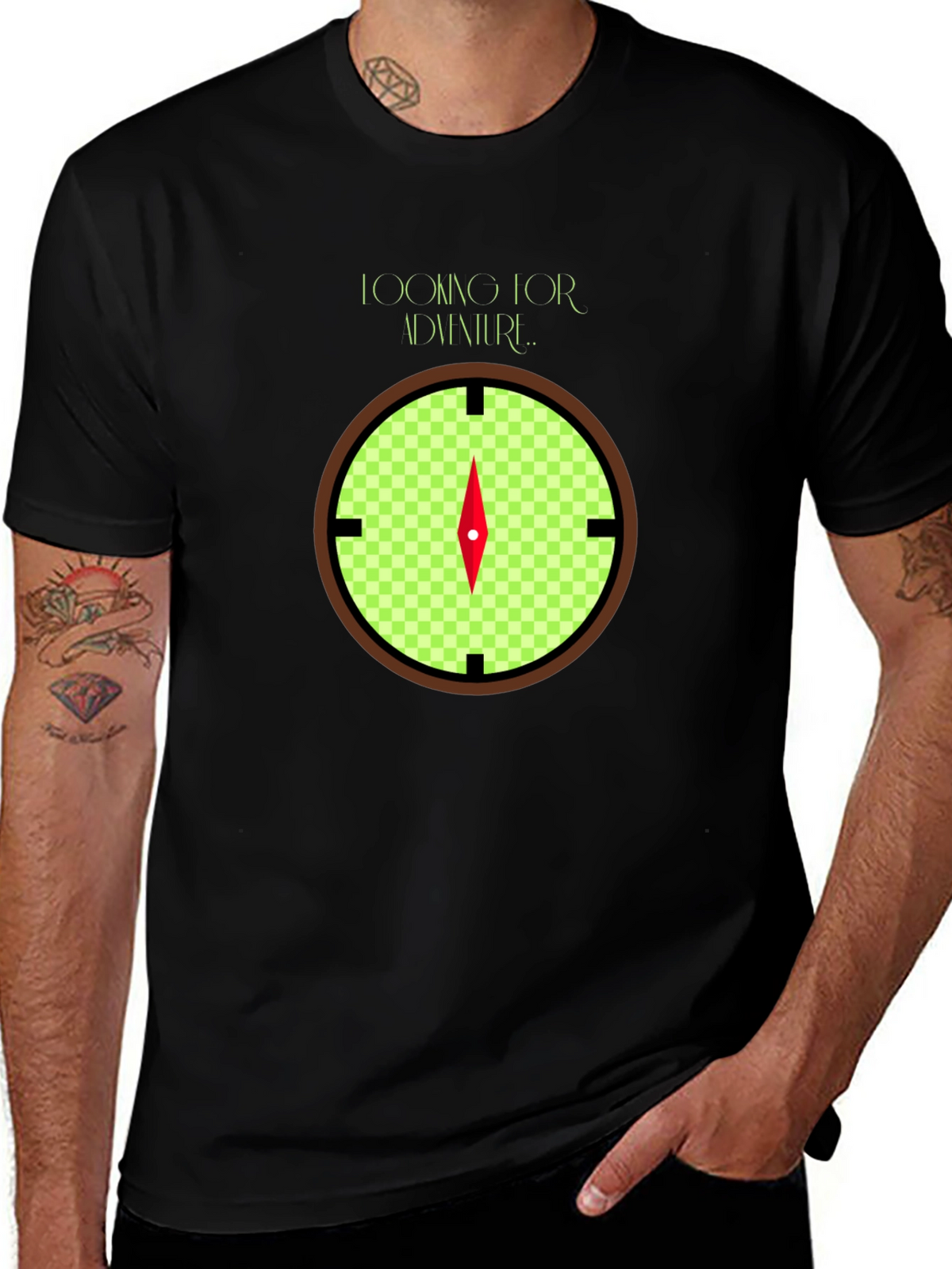Adventure Compass Graphic Tee - Stylish & Comfortable