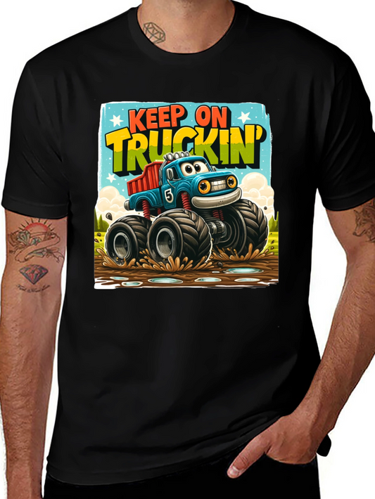 Keep On Truckin Monster Truck T-Shirt