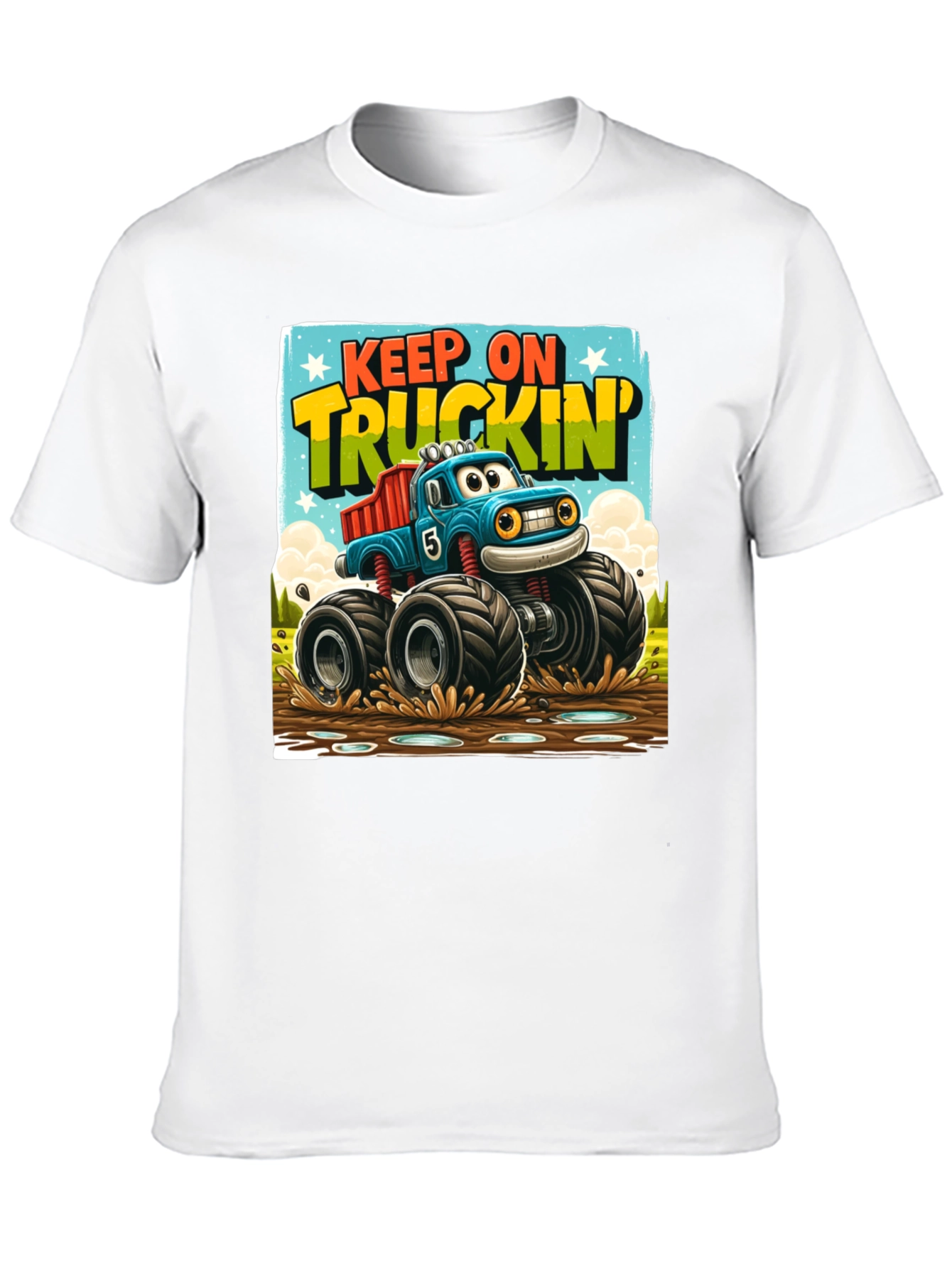 Keep On Truckin Monster Truck T-Shirt