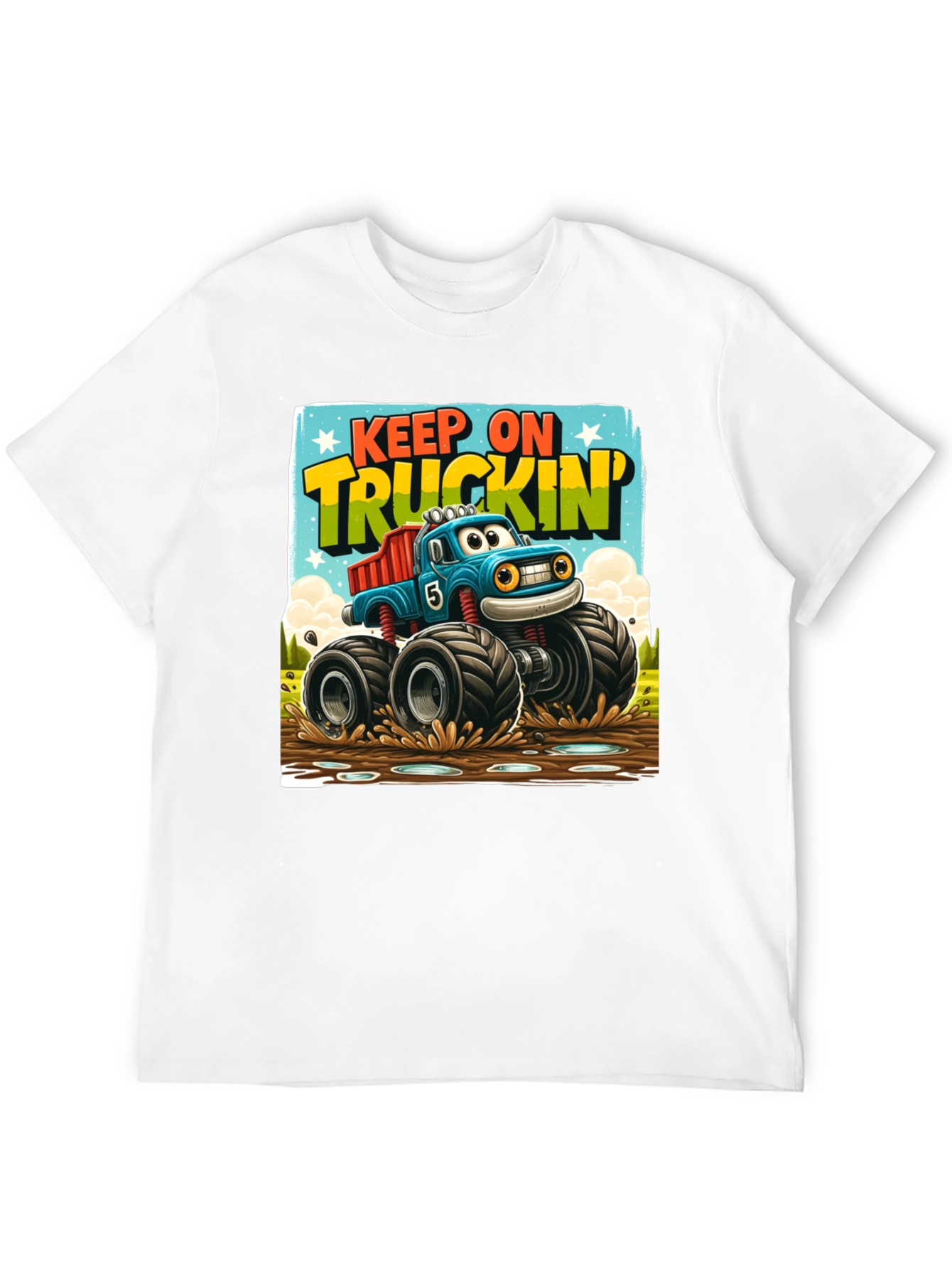 Keep On Truckin Monster Truck T-Shirt