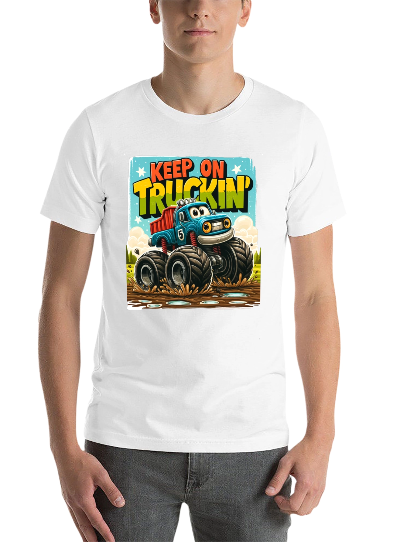 Keep On Truckin Monster Truck T-Shirt