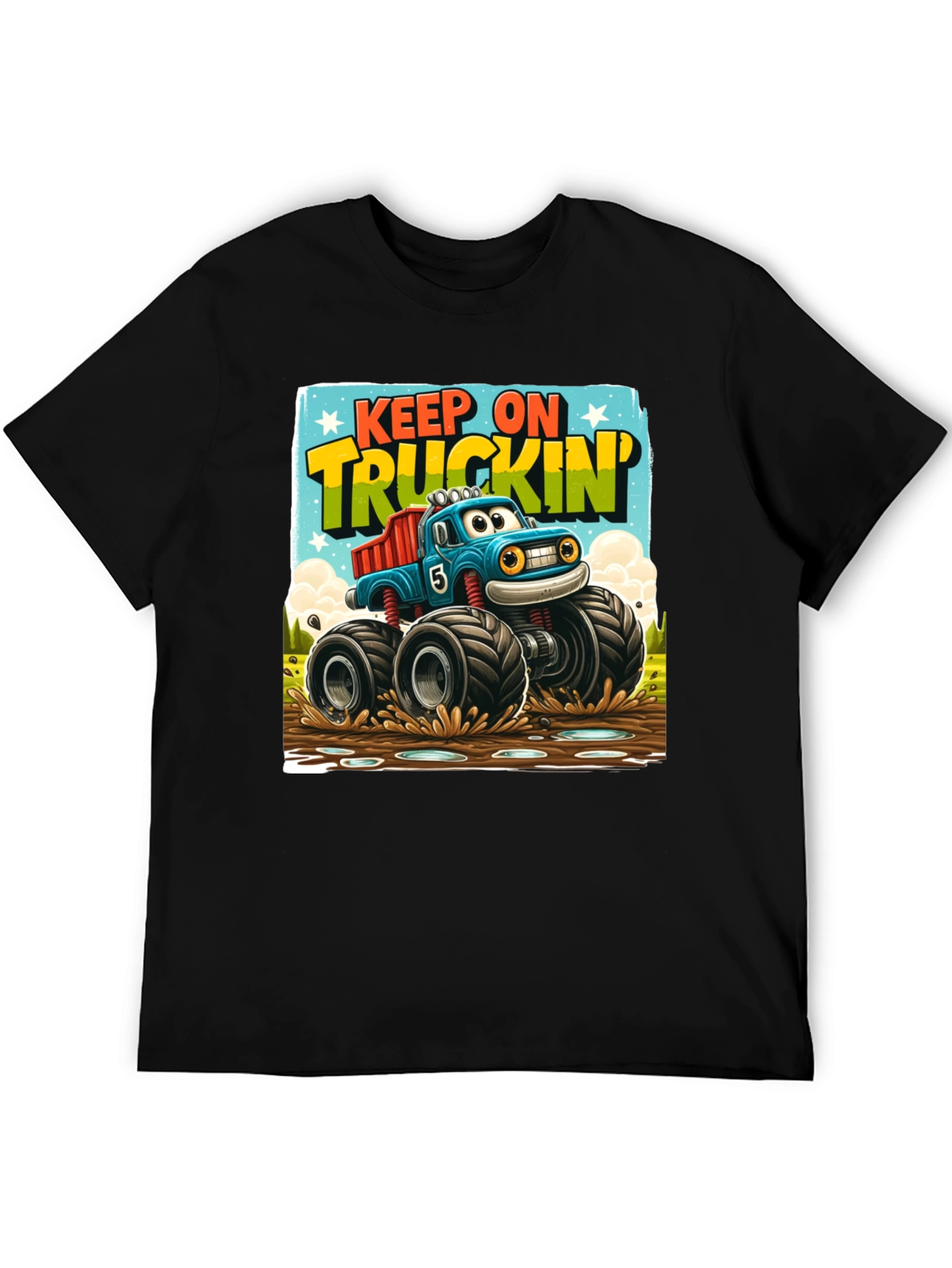 Keep On Truckin Monster Truck T-Shirt