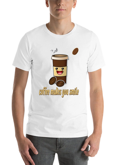 Coffee Makes You Smile Graphic Tee
