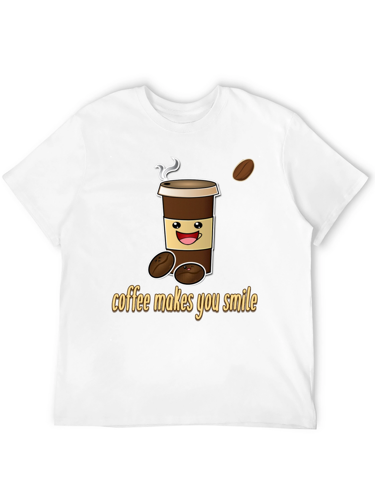 Coffee Makes You Smile Graphic Tee