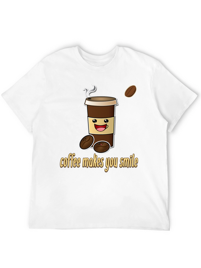 Coffee Makes You Smile Graphic Tee
