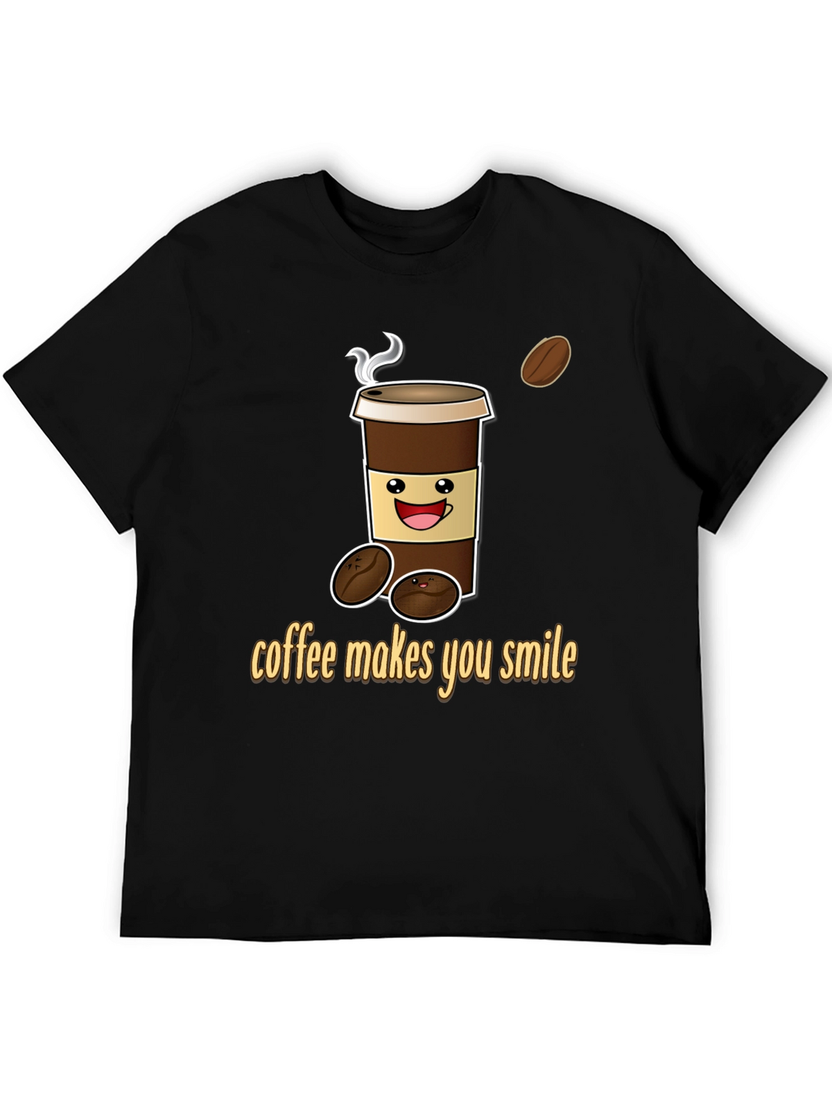 Coffee Makes You Smile Graphic Tee