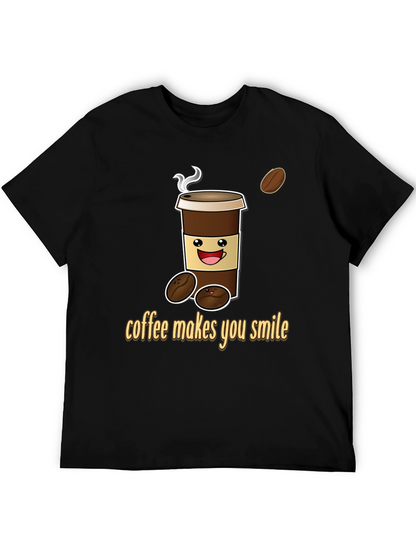 Coffee Makes You Smile Graphic Tee