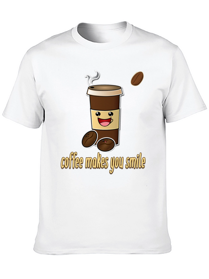 Coffee Makes You Smile Graphic Tee
