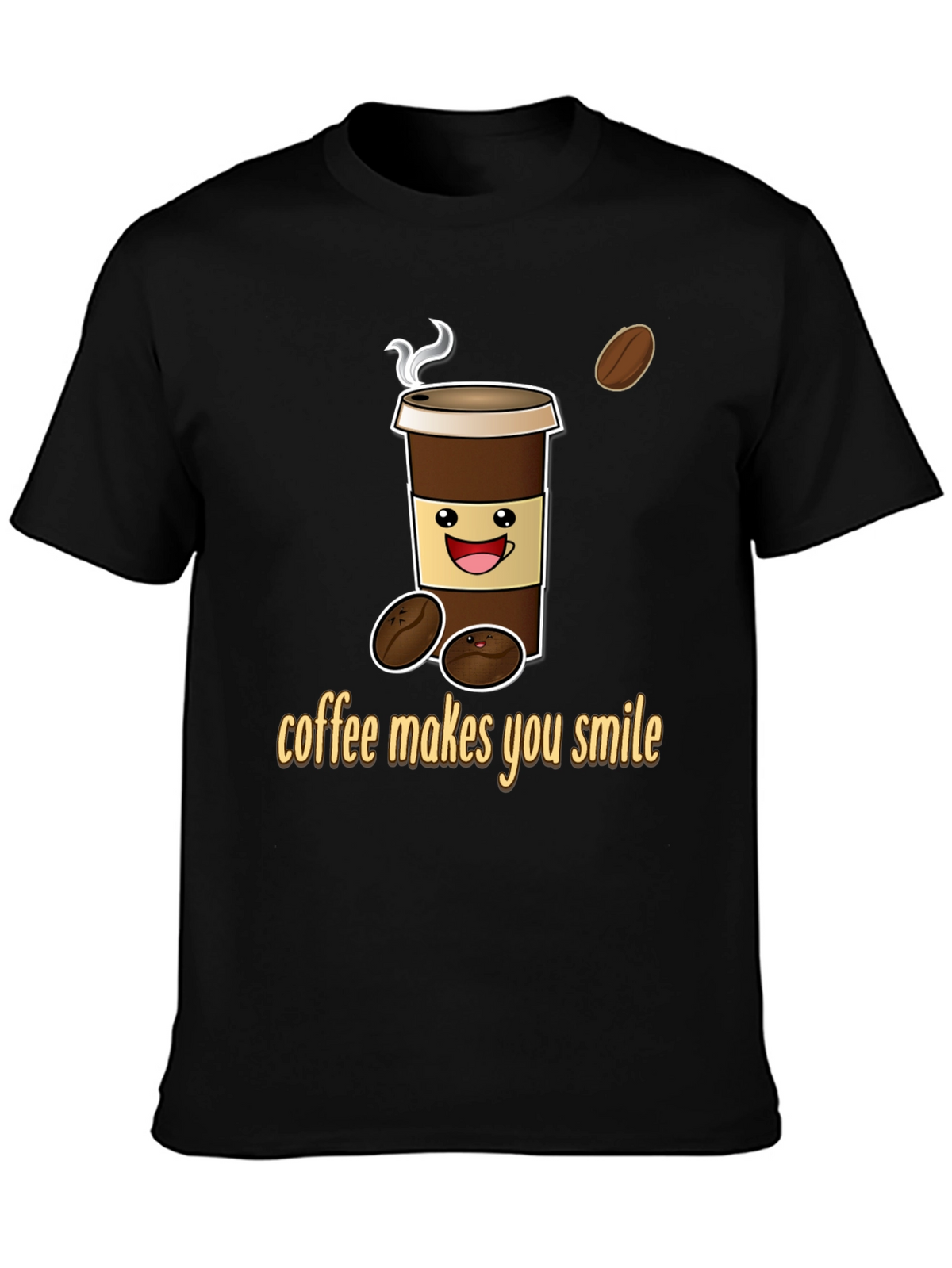 Coffee Makes You Smile Graphic Tee